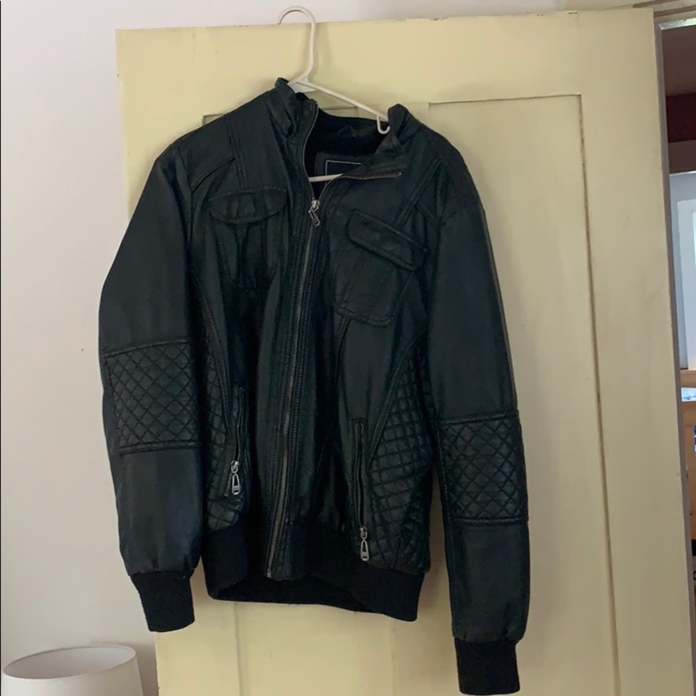 Women’s size 2X pleather fur lined jacket